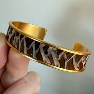 Brackish Julie Quail Feather Cuff